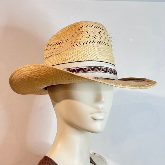 NWOT Hard Woven Lanning Belleville Cowboy Hat main image 10